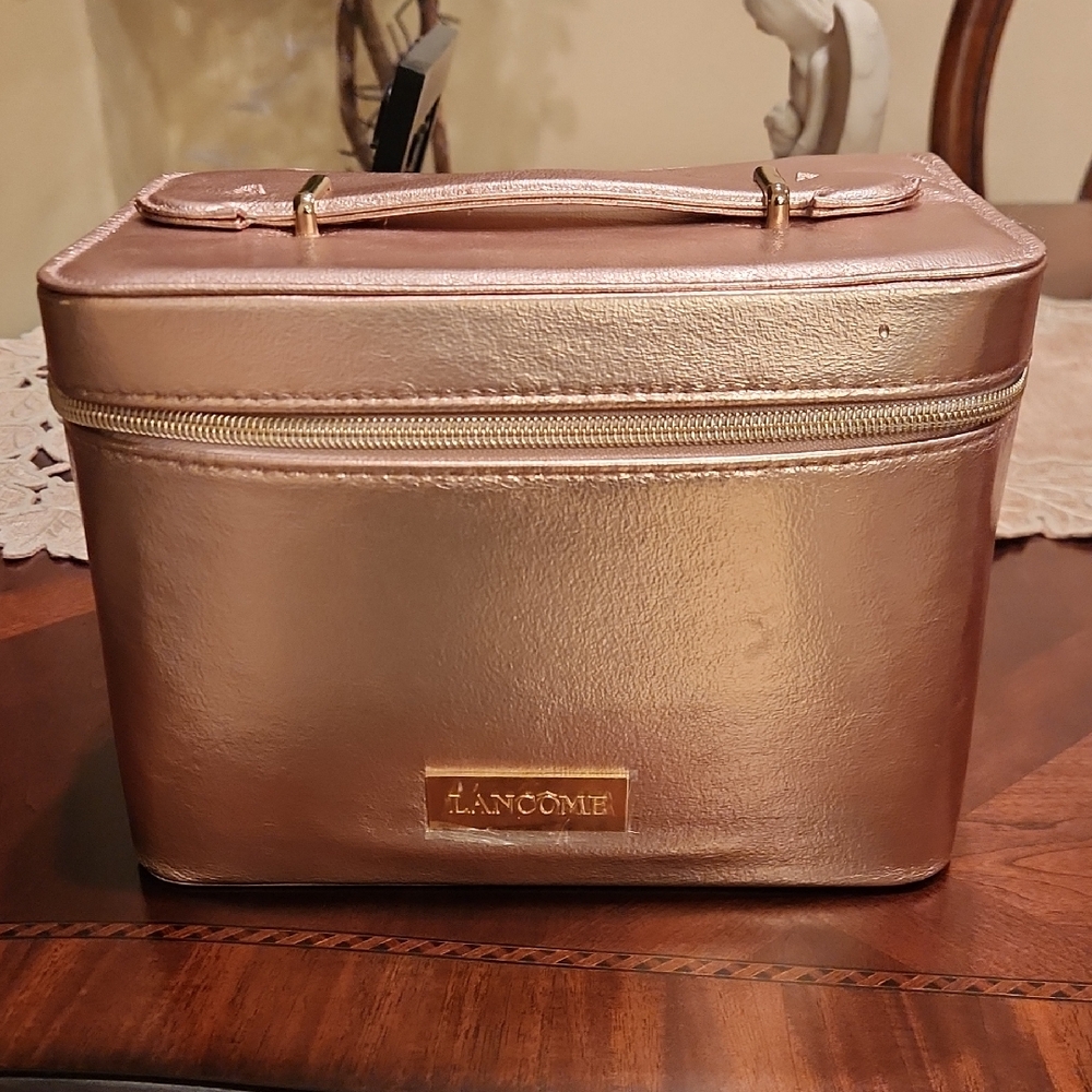 Lancôme Rose Gold Cosmetic Bag